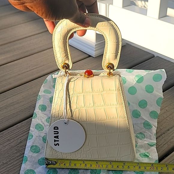 Staud Off-White Valerie Bag Staud NWT Staud one size Ivory Satchel